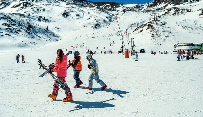 Pistas de esquí de Cerler, en las Montañas de Aragón