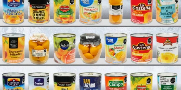 ¡Para afuera! Profeco revela marcas de fruta en almíbar que salen del mercado por mentir en etiquetas