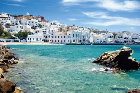 Mykonos, uno de los destinos de la flota Icon of the Sea