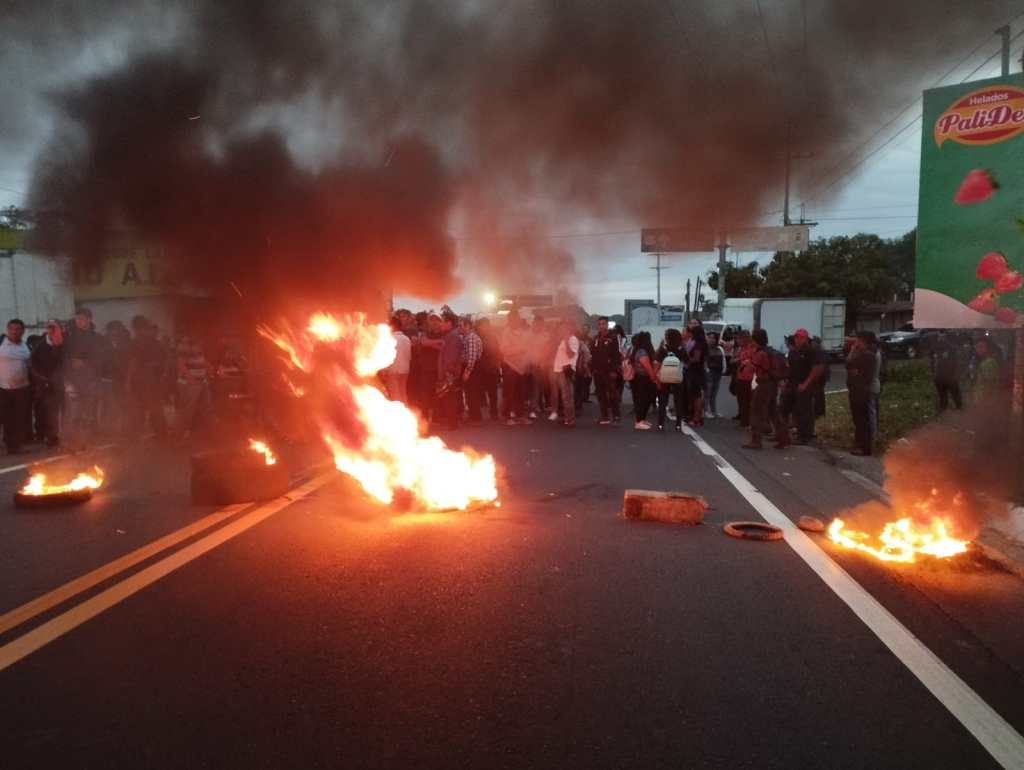 bloqueo crucero las victorias, colomba costa cuca, quetzaltenango