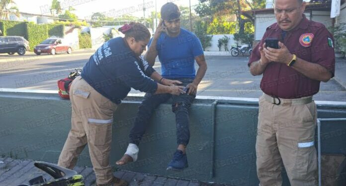 Atropellan a motociclista en el Crucero de las Moras