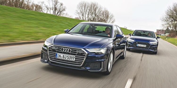 Audi A4 vs A6 y Mercedes Clase C vs Clase E. Se busca la mejor berlina media para viajar -- Autobild.es