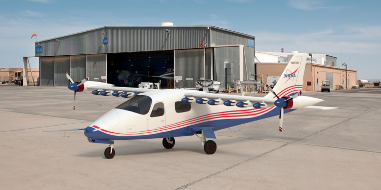 Avanza en pruebas el X-57 Maxwell de la NASA