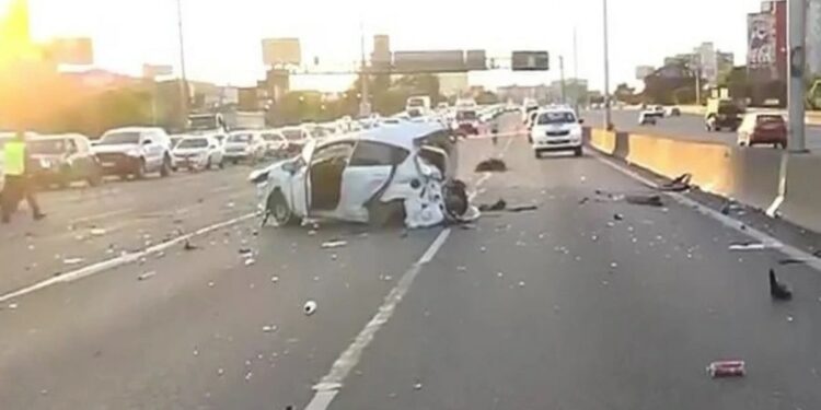 Choque múltiple y fatal en la Panamericana: murió una mujer de 29 años