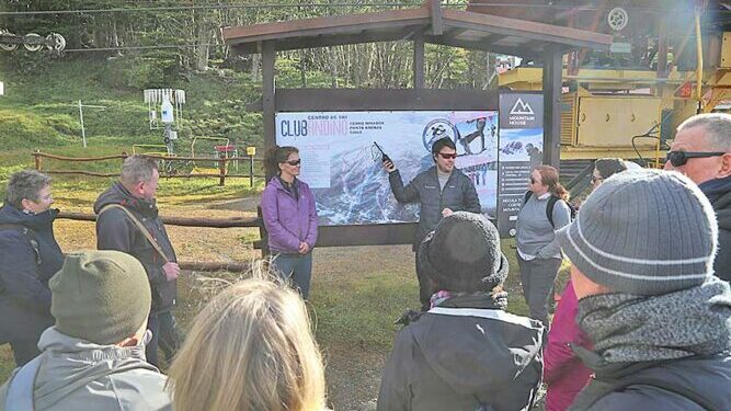 Club Andino recibe a turistas de cruceros con visitas guiadas