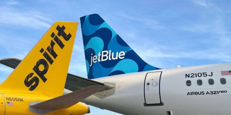 Corre riesgo fusión Jetblue-Spirit | Aviación 21