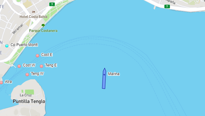 Crucero Oceania Marina arriba a Puerto Montt