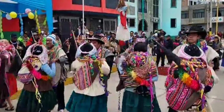 Se realizó la costumbre ancestral de Chacu Apaycuy por motivo de carnavales