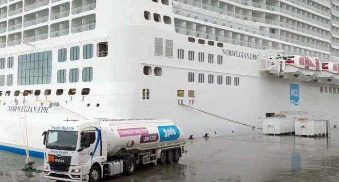 Cruceros de Nortwegian Line se abastecen de biodiesel en Portugal-rabastecimiento