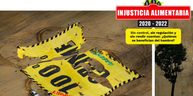 Greenpeace revela cómo las crisis aumentan el hambre mundial, lucrando a las grandes corporaciones agroindustriales - ES