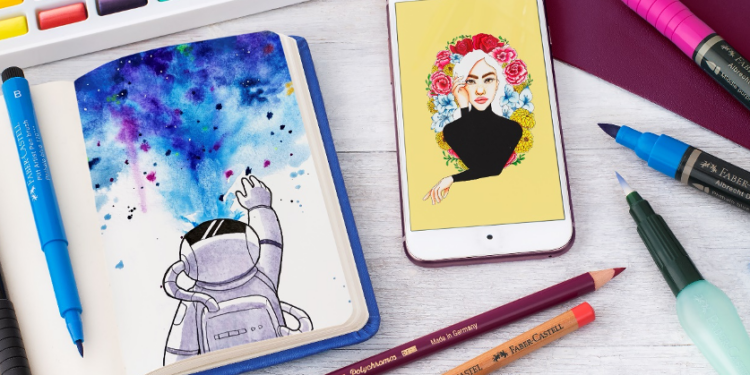 Faber Castell presenta sus llamativos fondos de pantalla para teléfonos celulares, creados por reconocidos artistas internacionales