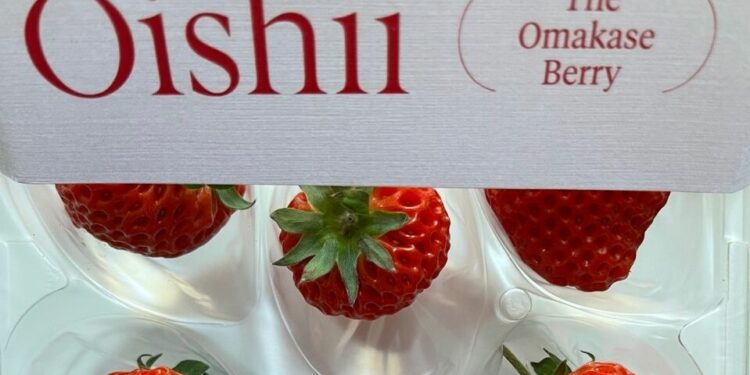 La fresa más cara del mundo está de oferta por 1 euro