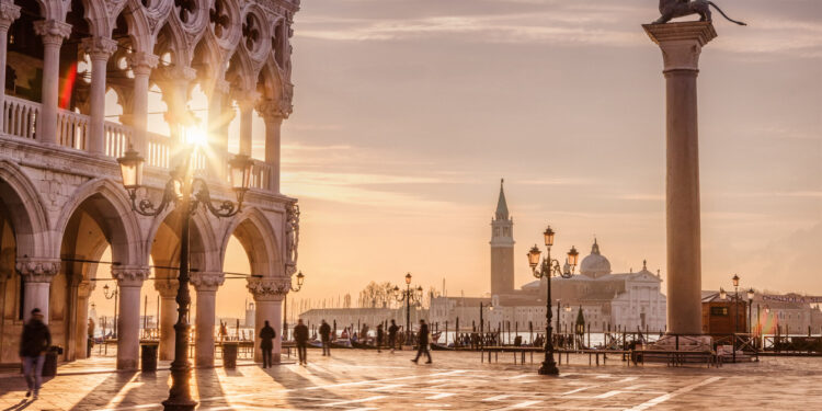 Plaza de San Marcos en Venecia