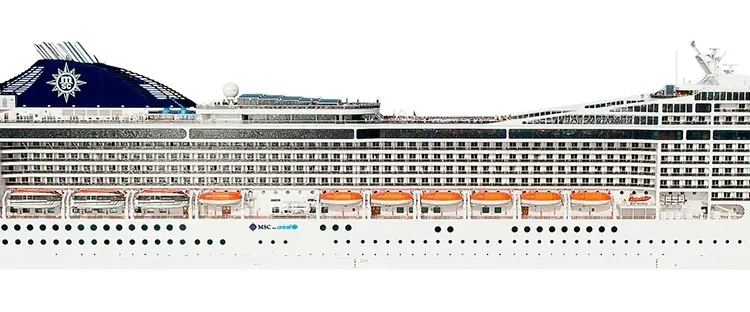 MSC MAGNIFICA Combinando con maestría el relajado refinamiento de la clase Musica con la variedad y la opulencia de nuestros buques insignia de la clase Fantasia, MSC Magnifica ofrece a los pasajeros lo mejor de ambos tipos de crucero. Con su variedad, puedes estar seguro de que vivirás al máximo cada momento, por lo que podemos afirmar que MSC Magnifica hace verdadero honor a su nombre.