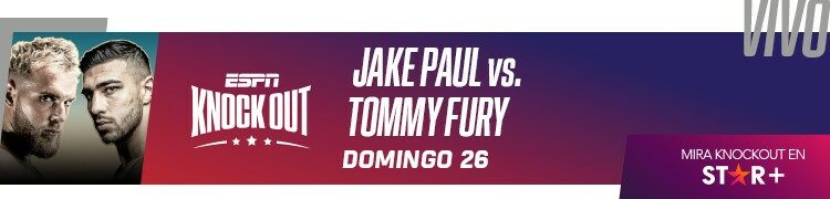 Matías-Ponce, James-Palmetta y Paul-Fury sueñan en grande, en el boxeo de ESPN KNOCKOUT por STAR+  