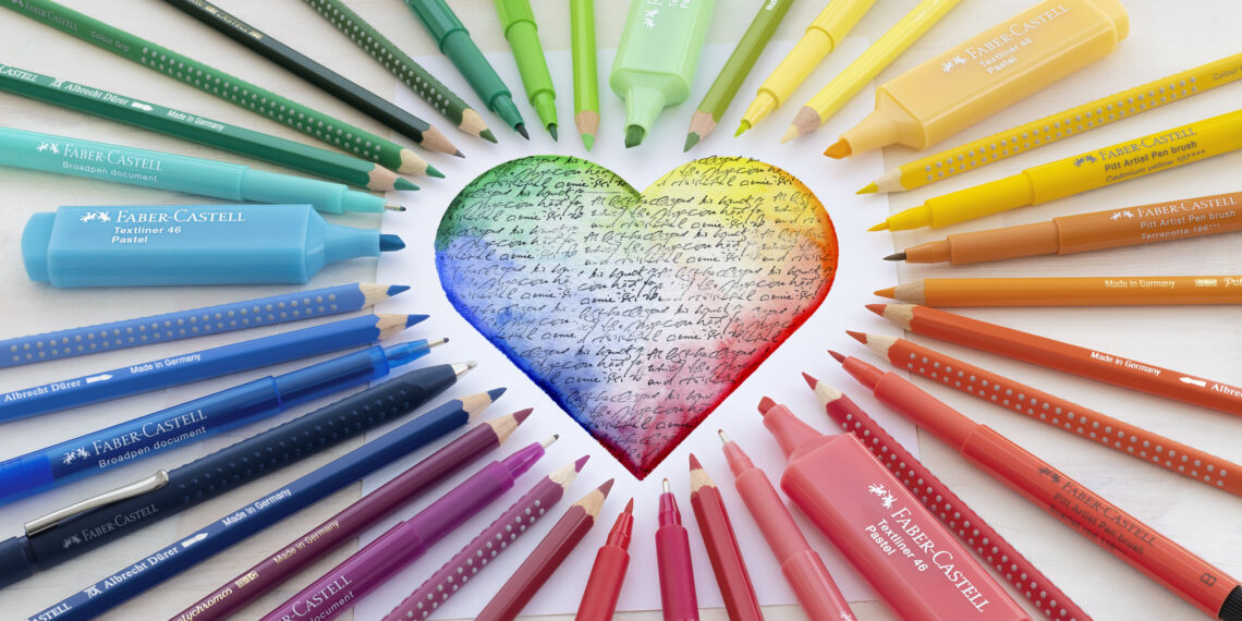 El arte del lettering con Faber-Castell para este Día del Amor y la Amistad