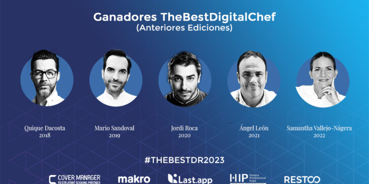Mejor Chef digital. Los ganadores de este premio en las anteriores ediciones han sido los chefs, Quique DaCosta @qiqedacosta, Mario Sandoval @msandovalcoque, Jordi Roca @jordirocasan, Ángel León @angel_leon_aponiente y Samantha Vallejo-Nágera @samyspain.