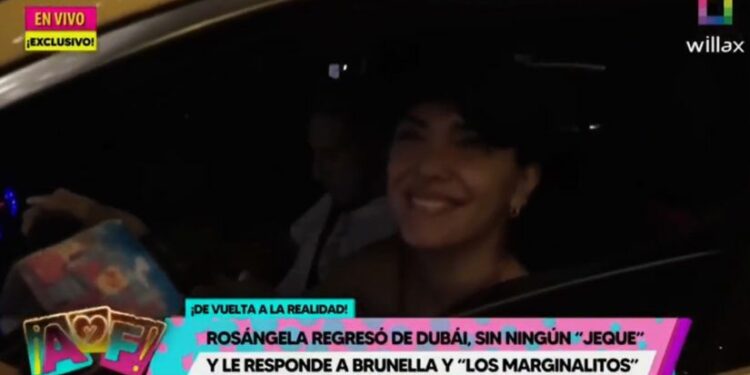 Rosángela Espinoza sobre su discusión con Brunella Horna por viajes a Dubái: “Es para que no hable de más"
