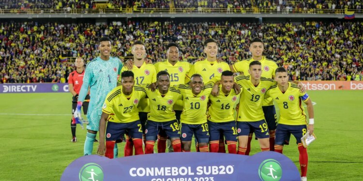 Sin jugar, la selección Colombia clasificó al Mundial sub-20 de Indonesia 2023