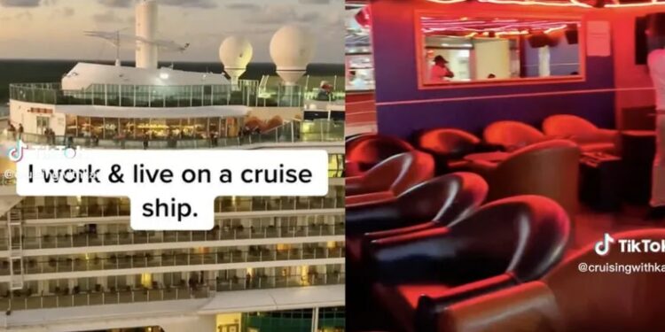 Trabaja en cruceros y revela las áreas en las que los huéspedes están prohibidos