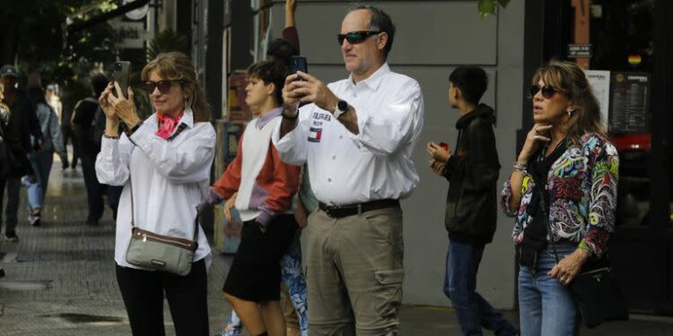 Movimiento turístico en Palermo Soho