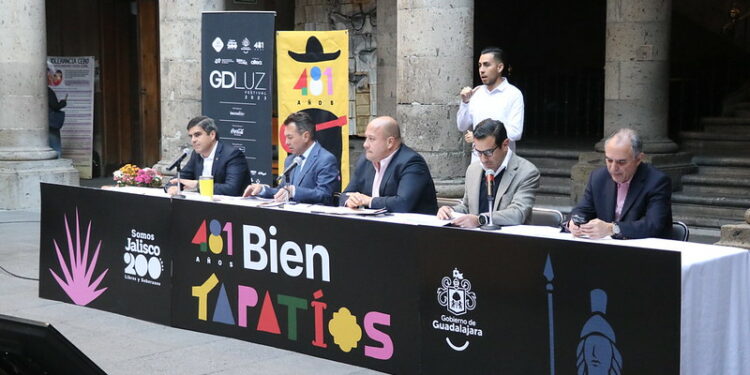 Por el aniversario 481 de la fundación de Guadalajara, Jalisco. Presentan el programa de las diferentes actividades a celebrase