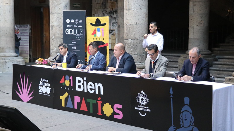 Por el aniversario 481 de la fundación de Guadalajara, Jalisco. Presentan el programa de las diferentes actividades a celebrase