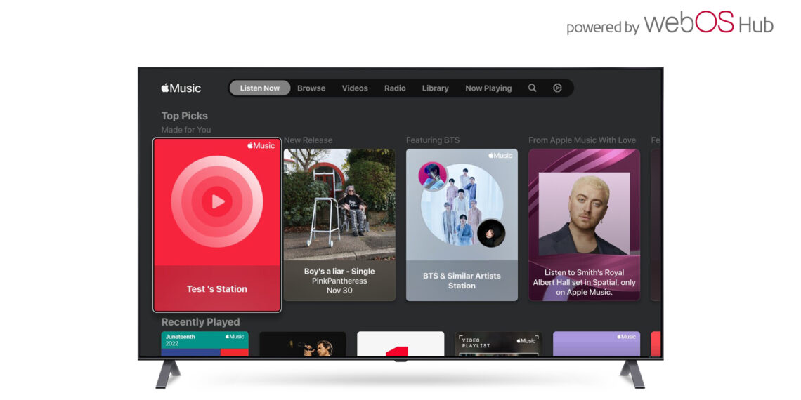 Amplia LG la lista de opciones de Entretenimiento Premium disponibles con webOS HUB