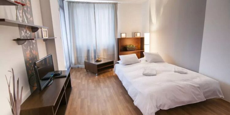 Habitación del apartamento que ofrece Carrefour Viajes en Budapest