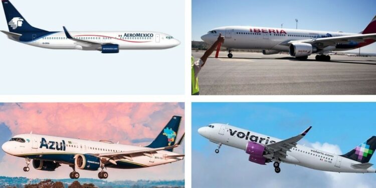Aerolíneas más puntuales; Aeroméxico y Volaris están en las 10
