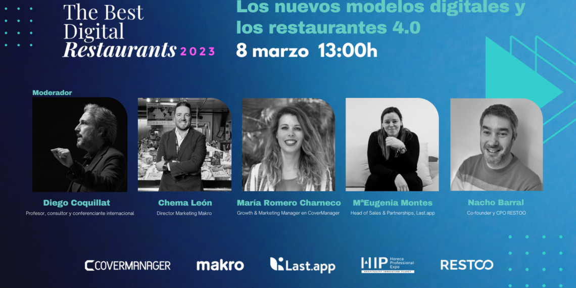 Agenda de los premios The Best Digital Restaurants 2023