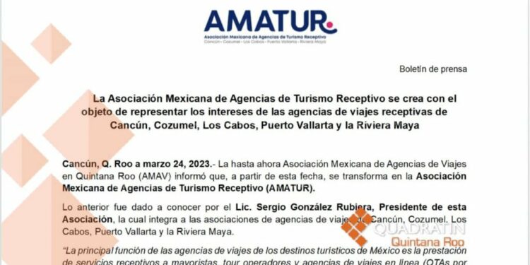 Agentes de viajes salen de Amav y crean Amatur en Cancún