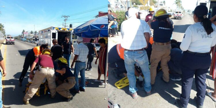 Atropellan a niña que pedía dinero en crucero de Bucerías