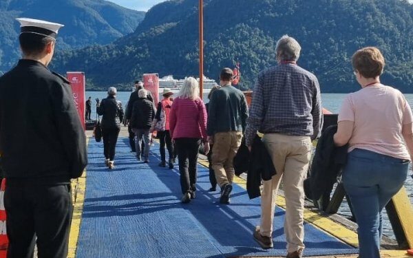 Autoridad Marítima de Puerto Chacabuco efectuó dispositivo de seguridad por llegada de crucero