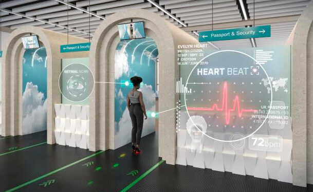 Comida impresa en 3D, pasaportes biométricos y entretenimiento en los ojos: así será el futuro de los viajes en avión