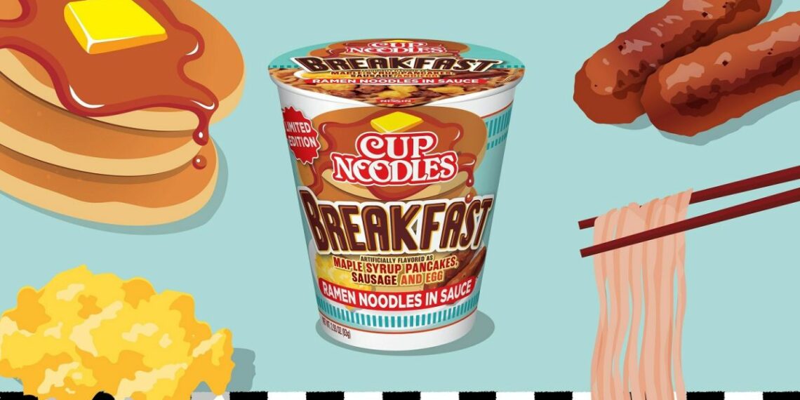 Cup Noodles está lanzando ramen para el desayuno