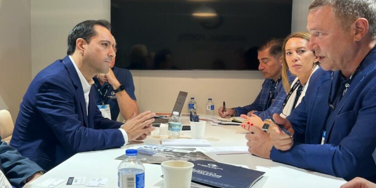 El gobernador Mauricio Vila Dosal participa en la feria Cruceros de Comercio Marítimo Global, “Seatrade Cruise Global” / Sostuvo reuniones de trabajo con el CEO de Fincantieri, el gerente regional de Boskalis Dragamex y el CEO de Global Ports Holding
