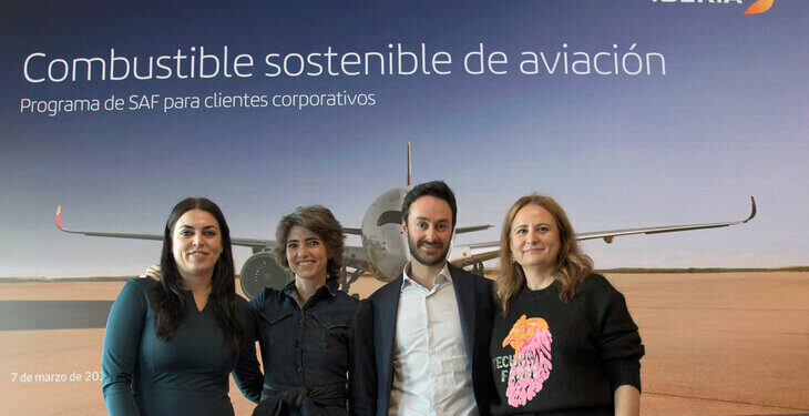 Iberia y Repsol impulsan la aviación sostenible en los viajes corporativos