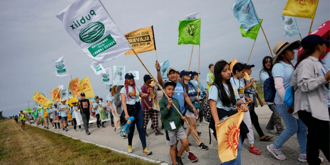 Marcha trabajadores.