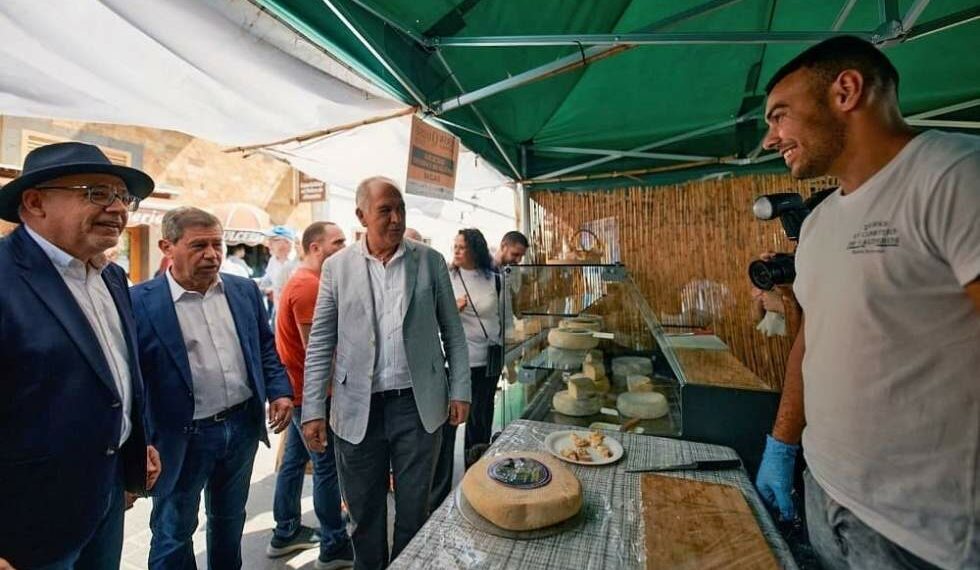 Feria europea del queso en Tejeda