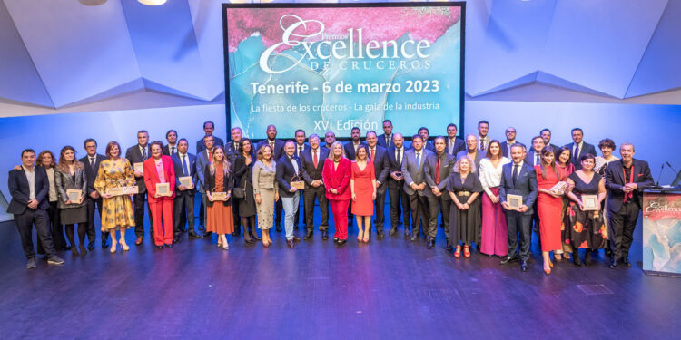 Más de 200 invitados en la entrega de los Premios Excellence de Cruceros 2023