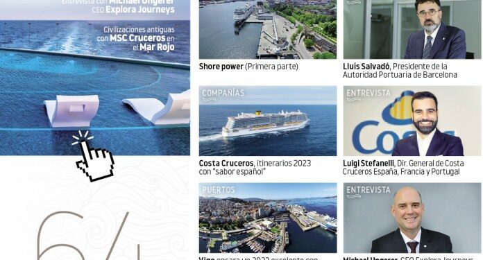 Revista CruisesNews 64 - Marzo 2023 disponible
