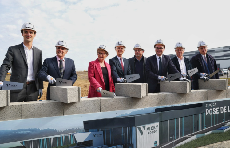 Vicky Foods pone la primera piedra de su planta de producción en Francia