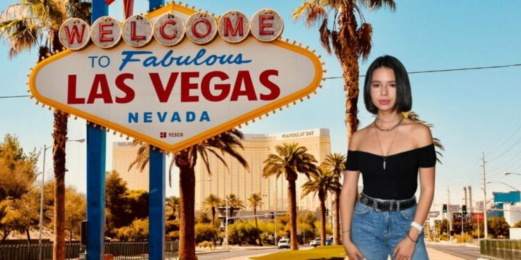 Ángela Aguilar viaja a Las Vegas y presume el outfit ideal para el desierto