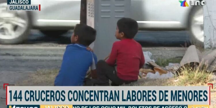 Aumenta el trabajo infantil en los cruceros de Guadalajara
