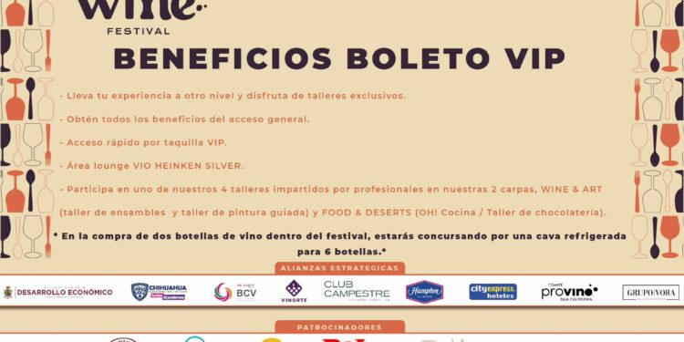 Por ves primera Ciudad Juarez celebrará la primera edición del Food Wine Festiva