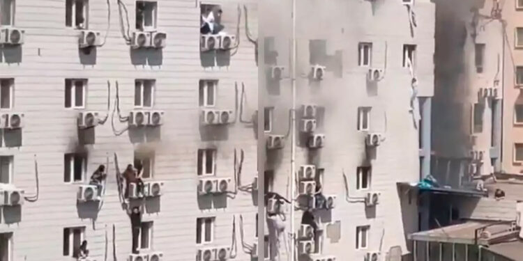 Mueren 21 personas por incendio en hospital de Beijing