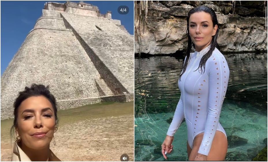 Muestra Eva Longoria atractivos de la cultura y gastronomía de Yucatán
