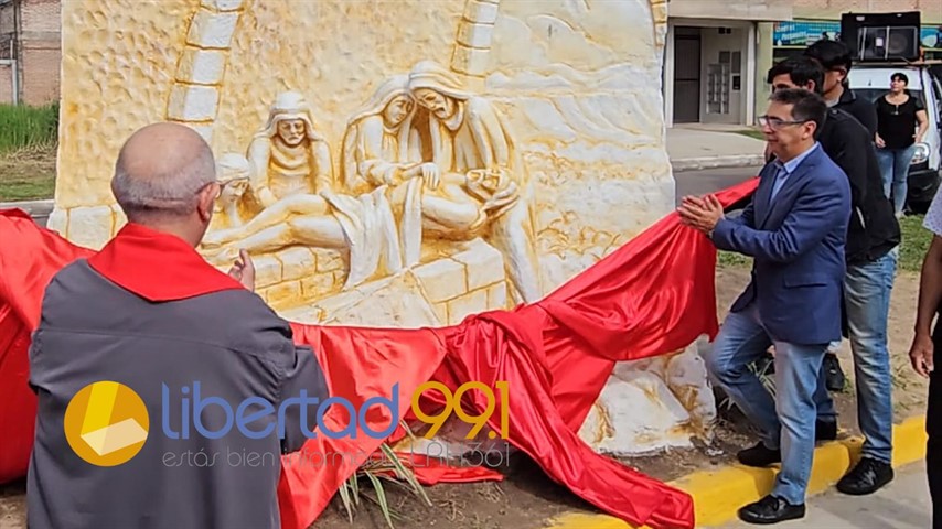Se inauguró la obra "Camino a la redención" plasmada en 14 murales a lo largo de veinte cuadras de Resistencia
