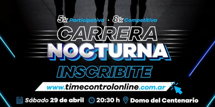 Últimos cupos para inscribirse a la Carrera Nocturna de la Cámara de Comercio de Resistencia